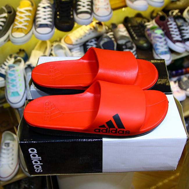 Dép Adidas Aqualette Cloudfoam Slides đỏ ACTD01