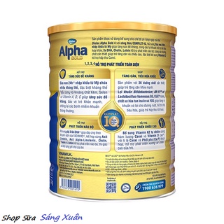 Sữa bột Dielac Alpha Gold 4 1.4kg (cho trẻ từ 2- 6 tuổi)