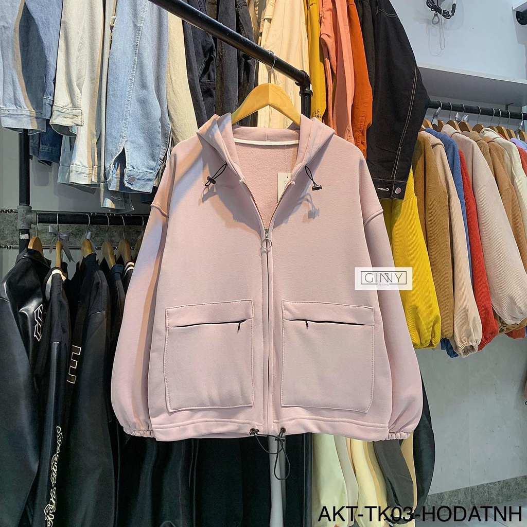 ÁO KHOÁC THUN XUẤT CHỐNG NẮNG TÚI ZIP |Thời Trang | Phong Cách | GinHouse Shop