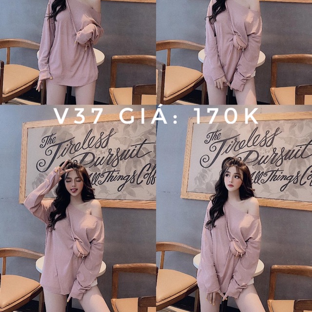 Áo thun trễ vai bigsize 60-85kg V37
