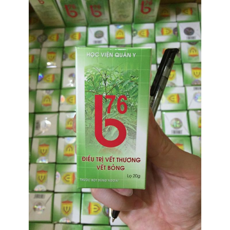 BỘT BÔI VẾT THƯƠNG, VẾT BỎNG, VẾT LOÉT B76 - DATE XA