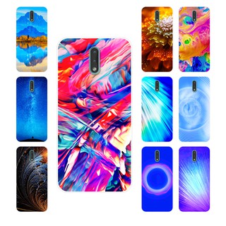 Vỏ điện thoại cho nokia 2.3 hoa văn in mặt sau vỏ bảo vệ cho nokia 2.3 vỏ tpu silicon mềm