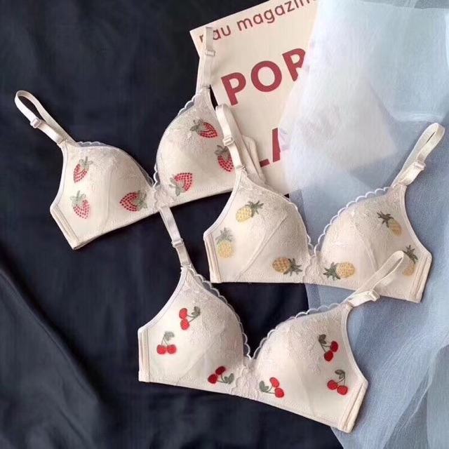 Áo lót su ren không gọng hình hoa quả