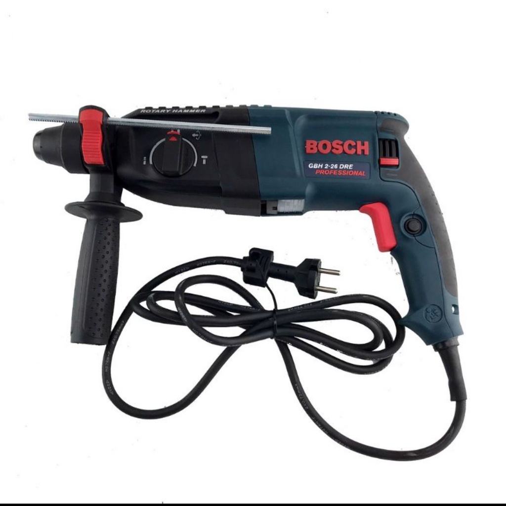 Máy Khoan Bê Tông Đục Tường BOSCH 2-26 Bằng Điện Cầm Tay Mini Dùng Khoan Được Sắt Bắt Vít, Hàng Chính Hãng