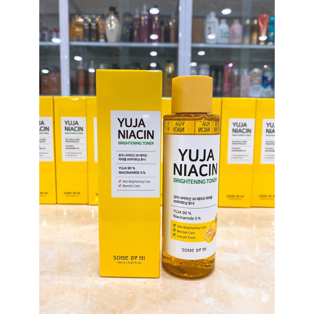 (150ml) Nước Hoa Hồng Sáng Da Some By Mi Yuja Niacin 30 Days Miracle Brightening Toner