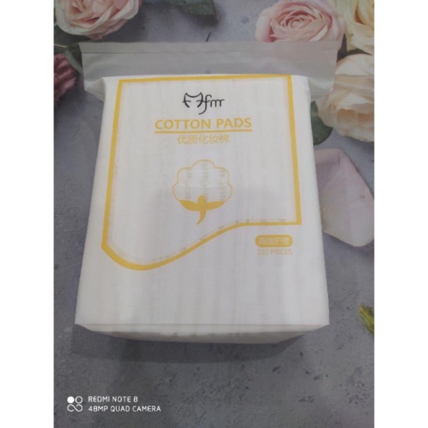 Bông tẩy trang 2 mặt 3 lớp gói 222 miếng | BigBuy360 - bigbuy360.vn