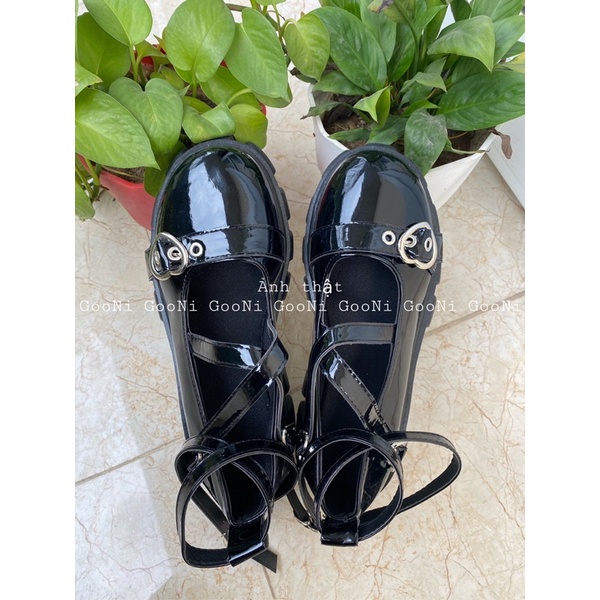 Giày sục Mary Jane phong cách Nhật Bản, phong cách Lolita thời trang dành cho nữ