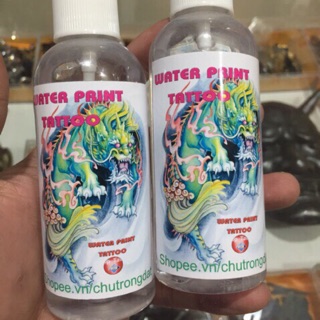 Nước in hình giấy phô tô của hình xăm