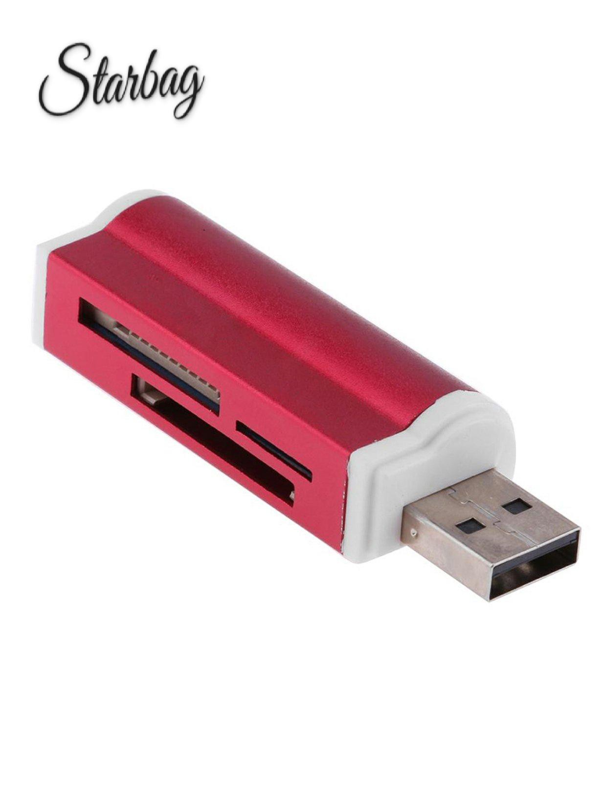 Đầu Đọc Thẻ Nhớ Đa Năng Usb 2.0 Bằng Hợp Kim Nhôm | BigBuy360 - bigbuy360.vn