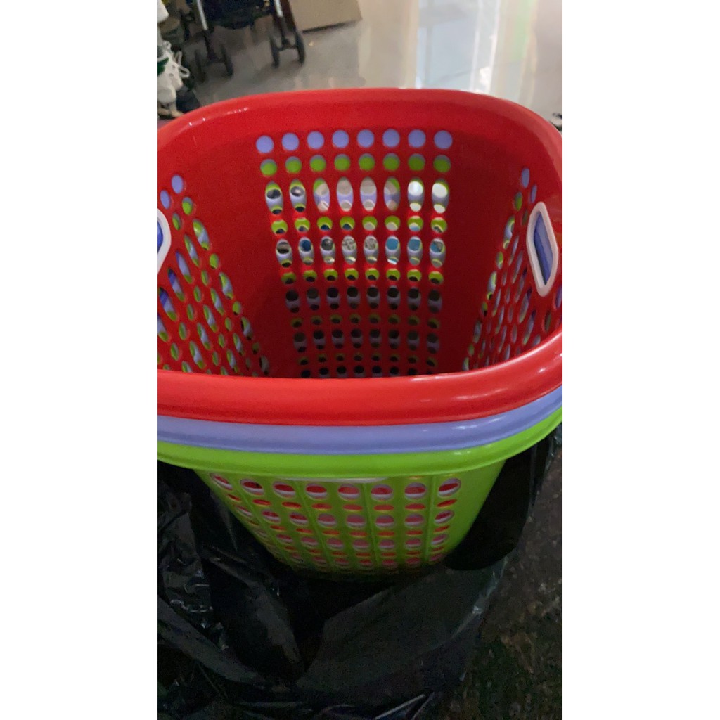 Sọt nhựa Oval đựng quần áo vật dụng