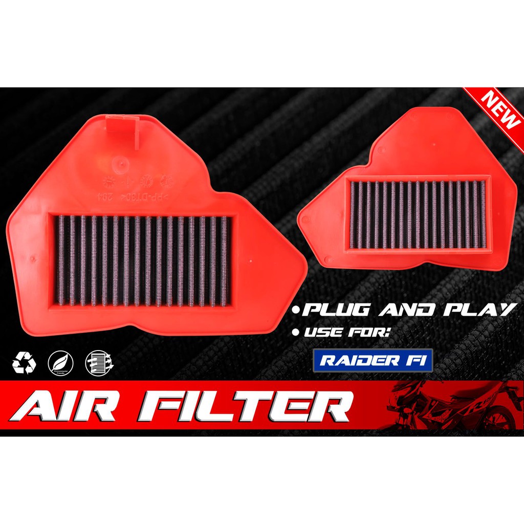 LỌC GIÓ TĂNG TỐC RAIDER FI / SATRIA FI / GSX150 [sum racing]