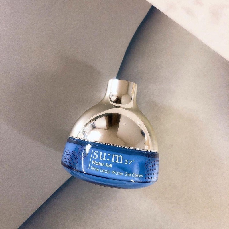 Siêu rẻ - 10 gói Kem dưỡng ẩm mượt da dạng gel Su:m37 Water-full Time Leap Water Gel Cream