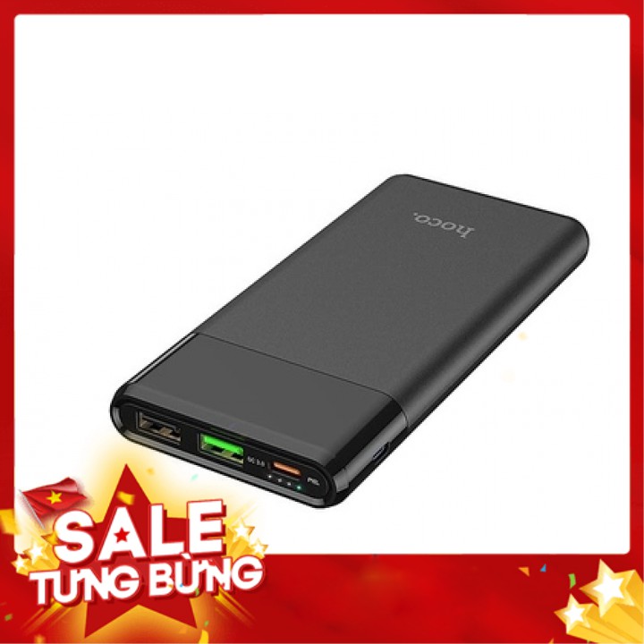 Sạc dự phòng Hoco J58 10.000 mAh (sạc nhanh 18W QC 3.0,PD) (BH 1 năm Chính Hãng)