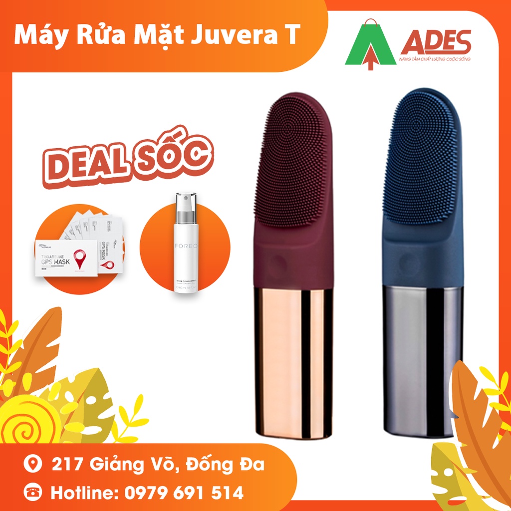 Máy rửa mặt JUVERA Travel ( T ) - PHIÊN BẢN MỚI NHẤT - CHÍNH HÃNG - Bảo hành 1 năm 1 đổi 1