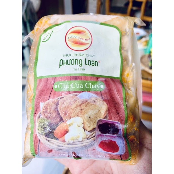 500g CHẢ CUA CHAY PHƯƠNG LOAN/ CHAY TÂM PHÁT/ Chỉ bán HCM