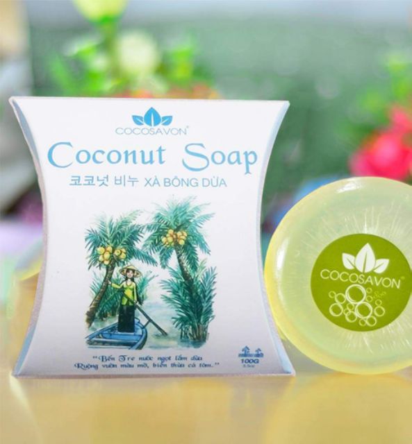 (2024) SET 10 BÁNH XÀ BÔNG DỪA COCOSAVON (CÁM GẠO, TRÀ XANH, CHÙM NGÂY, HOÀNG LAN, NHÀU)