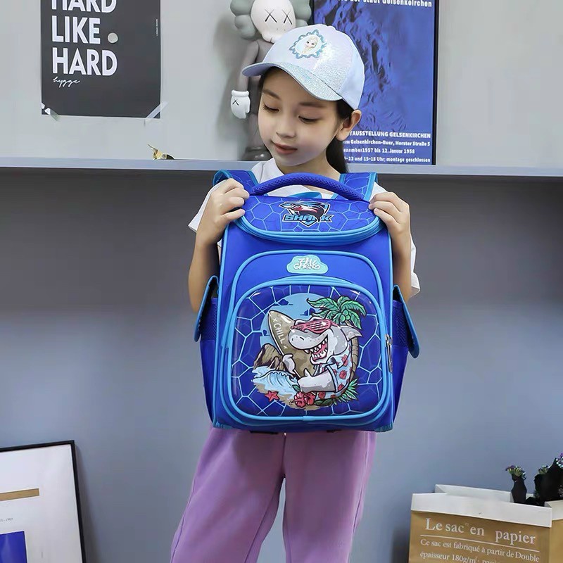 BALO chống  Gù siêu xin chống thấm nước cho bé tiểu học Balo cấp 1