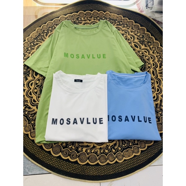 Áo thun cotton tay lỡ dáng rộng unisex freesize 38-65kg - mosavlue