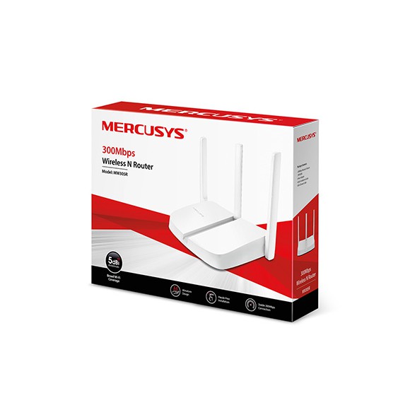 Bộ Phát Wifi Mercusys / Router Wifi Mercusys MW305R3 Ăngten (3 ANTEN) | Hàng Chính Hãng | Bảo Hành 24 Tháng