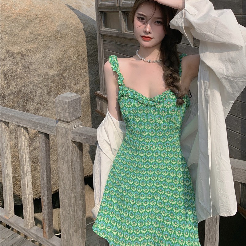 Đầm Ôm In Hoa Phong Cách Hàn Quốc Gợi Cảm Cho Nữ | BigBuy360 - bigbuy360.vn