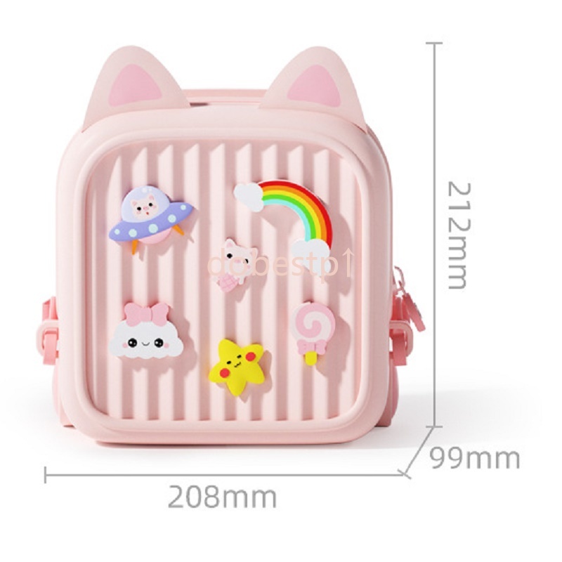 Ngày trẻ em Balo đi học họa tiết hoạt hình dễ thương cho trẻ mẫu giáo ba lô trẻ em dễ thương