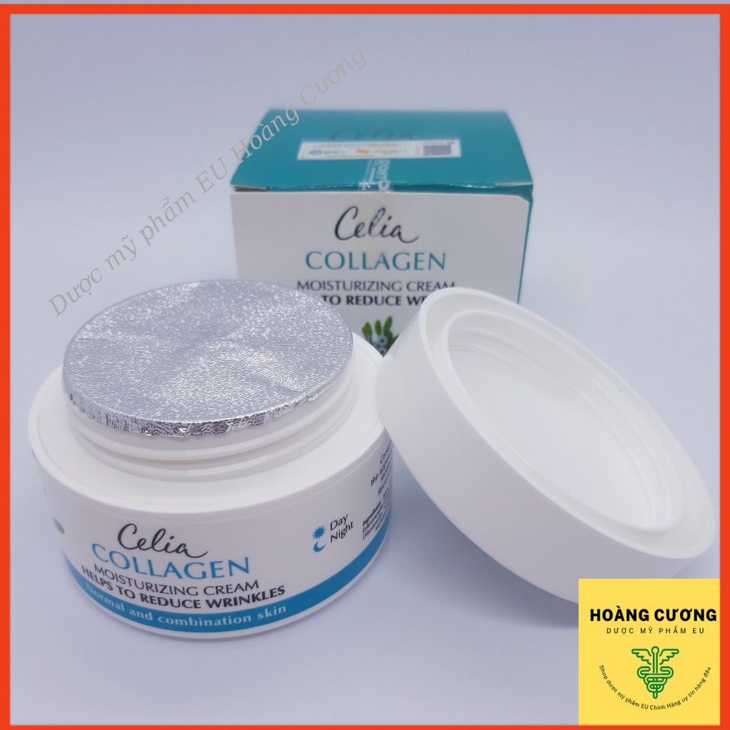 Kem Bảo vệ Dưỡng ẩm Chống nhăn Collagen Celia Collagen Moisturizing Cream Helps To Reduce Wrinkles