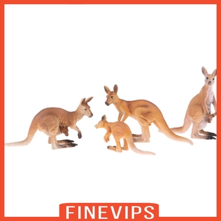 Set 4 Mô Hình Đồ Chơi Nhân Vật Kangaroo