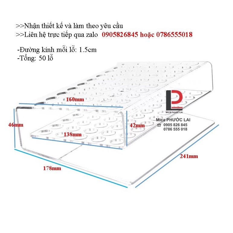 Kệ cắm bút/ viết 50 ô