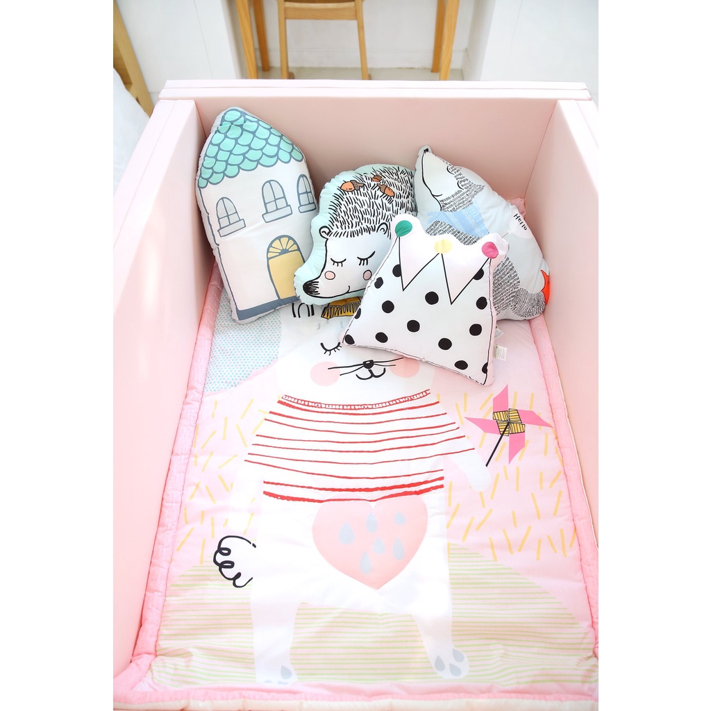 Gối ôm hình thú cưng Dream cho bé/ Gối tựa thú cưng Dream cho bé Bonitabebe nhập khẩu Hàn Quốc