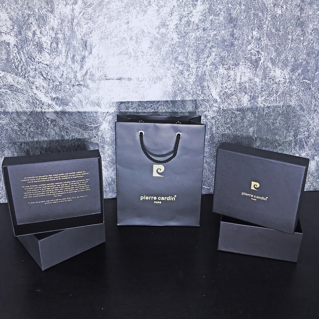 ⚜️ĐƠN 500k -30K⚜️ Thắt Lưng Da Nam PIERRE_CARDIN Auth Malaysia Mặt Nhám Sang Đen Trơn SALE 50% PC1