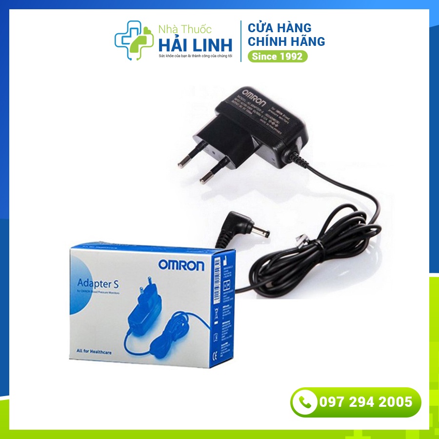 Adapter Bộ chuyển đổi nguồn, sạc điện cho máy đo huyết áp Omron tiết kiệm chi phí và sạc điện