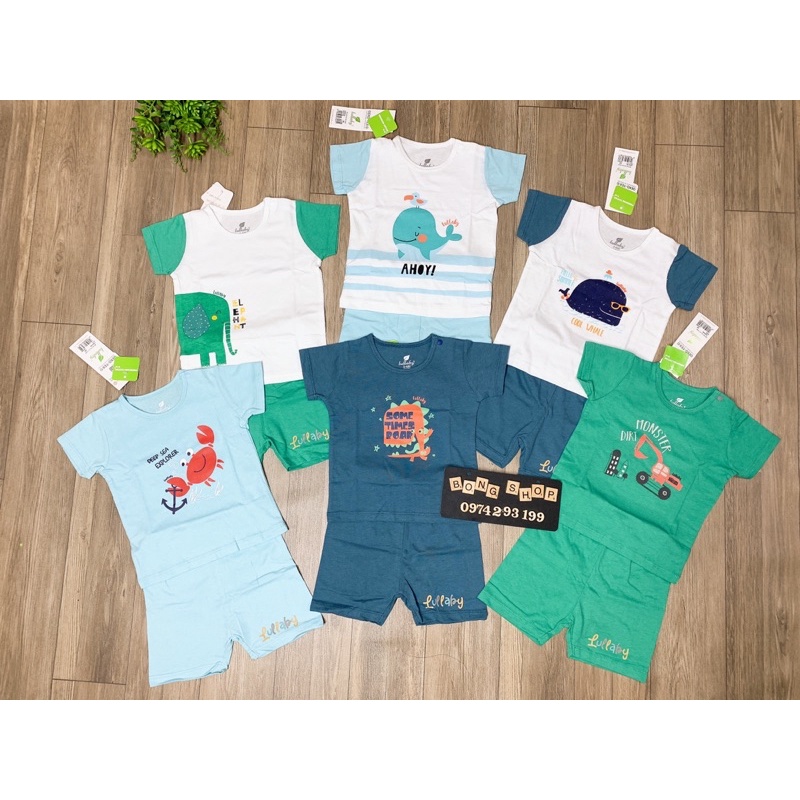 Lullaby 2022 bộ cộc cài vai bé trai