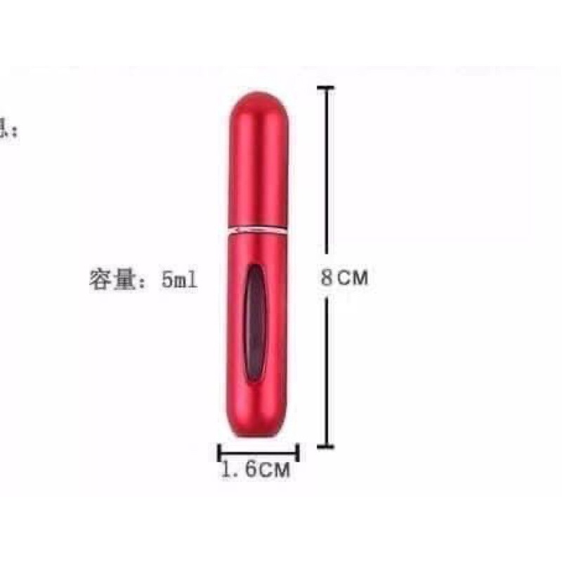 Lọ Triết Nước Hoa Mini Tự Triết Với Dung Tích 5Ml Thiết Kế Vỏ Nhôm Cao Cấp