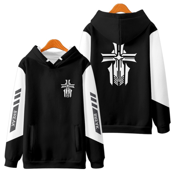 Áo Khoác Hoodie Tay Dài Dáng Rộng In Hình 3D Màu Xanh Navy Hoàng Gia Thời Trang Unisex 2022