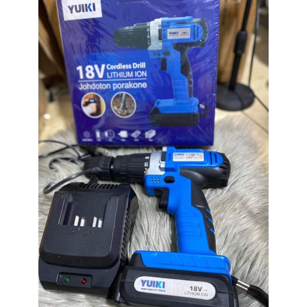 Khoan pin 3 chức năng chính hãng có chế độ búa - khoan pin YUIKI