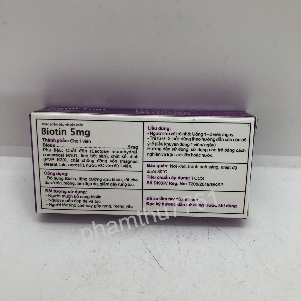 Biotin 5mg