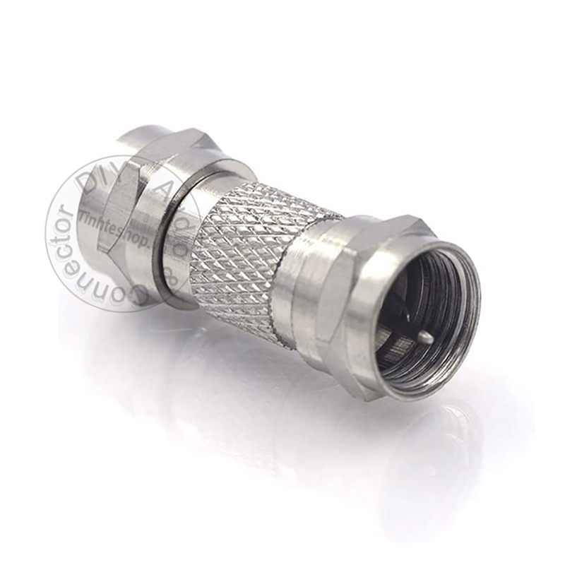 Đầu nối jack F5 cho anten TV clear key 1 chiếc - F5 male ro F5 male connector