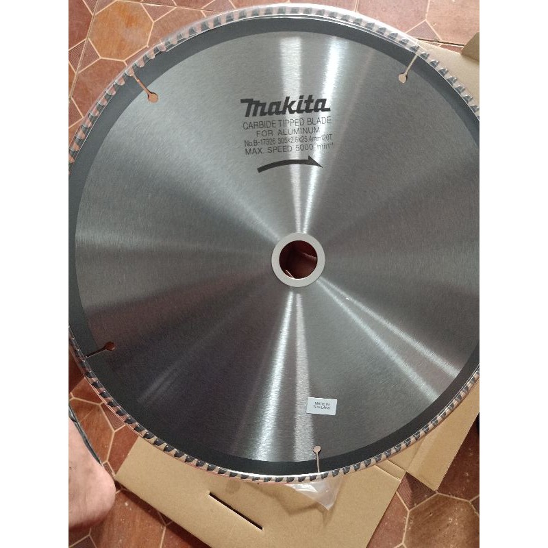 Lưỡi Cắt Nhôm Makita thái Lan 305*120R trục 25.4 Bản B -17326