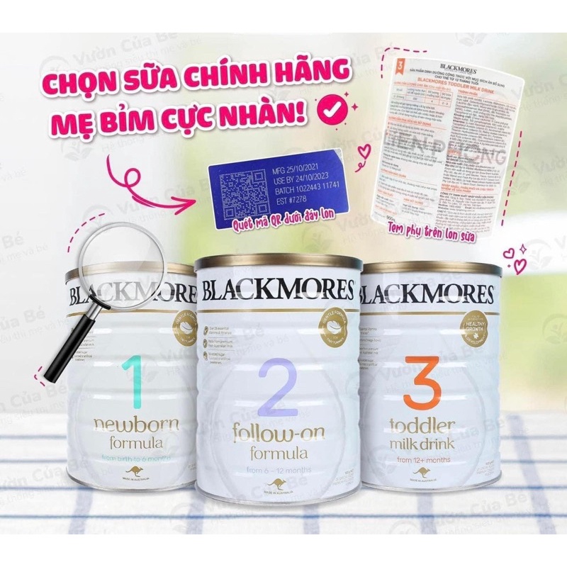 Sữa blackmore Úc