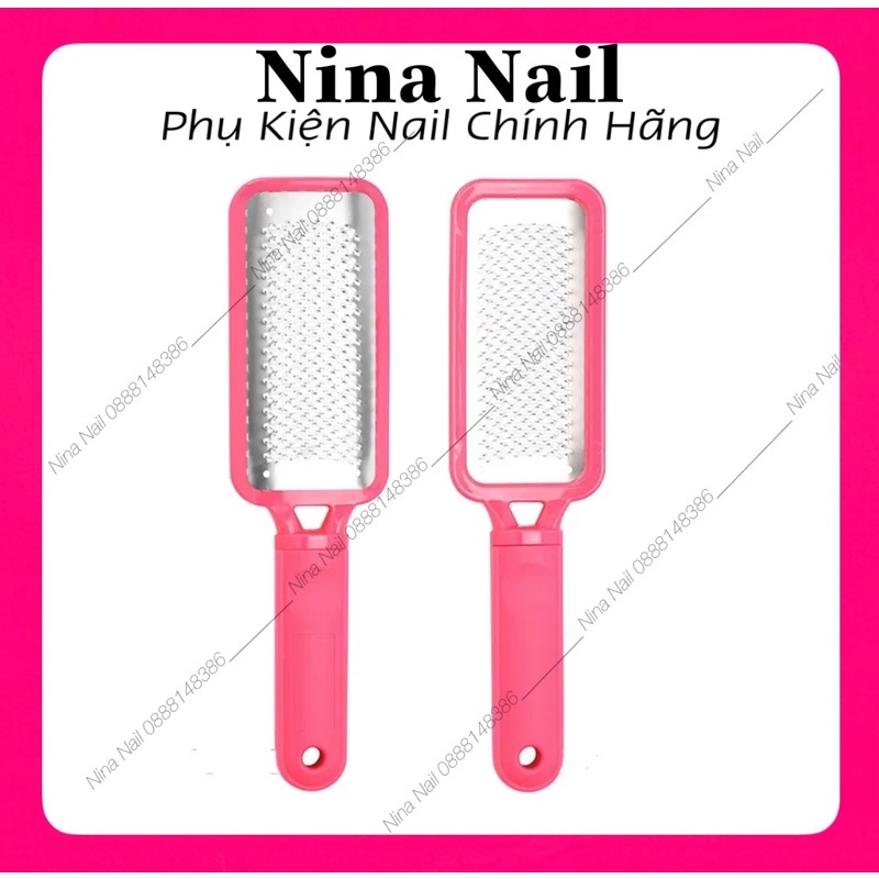 Chà Gót Chân Inox Tay Cầm Cán Nhựa Chuyên Dụng