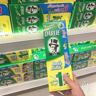 KEM ĐÁNH RĂNG ÔNG TÂY ĐEN DARLIE - 2 TUÝP THÁI LAN