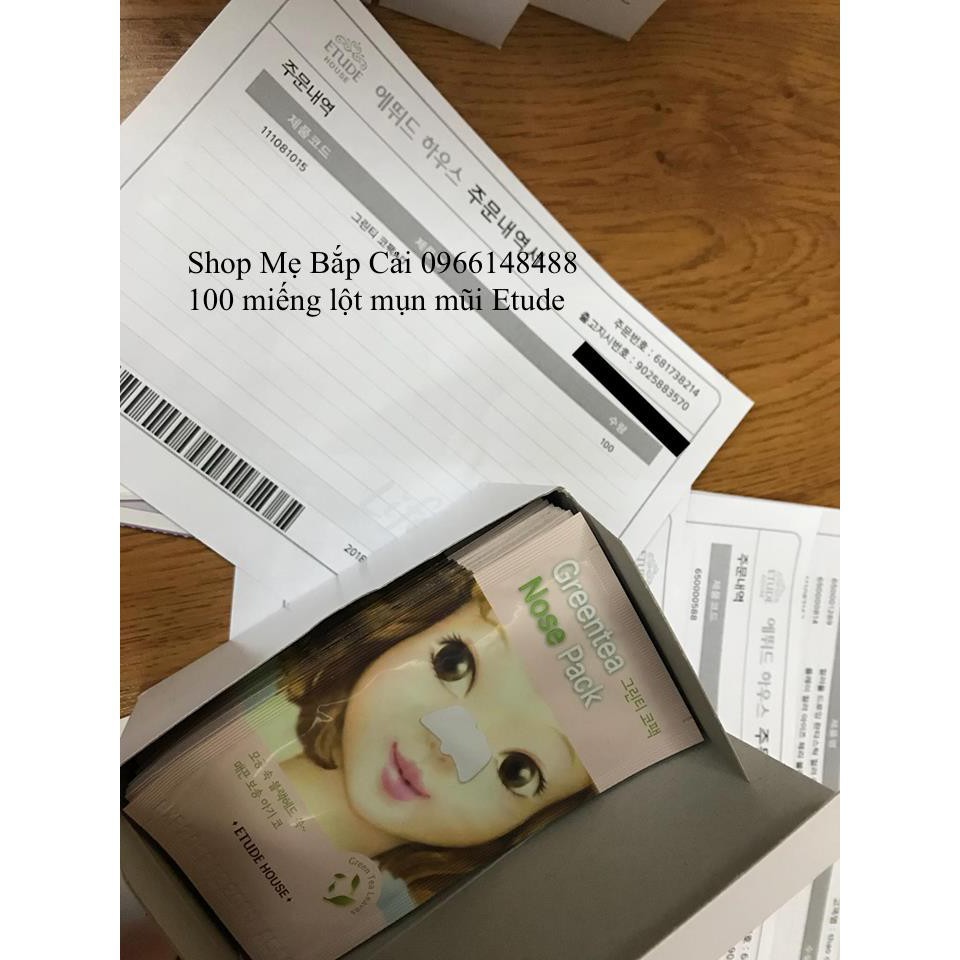 MBC Mặt nạ lột mụn mũi EH Green Tea Nose Pack