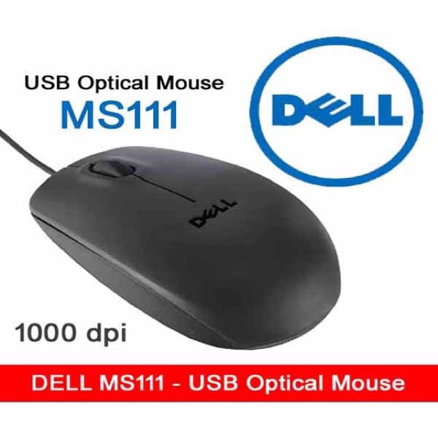 Chuột Có Dây Dell Ms111 - Full Box