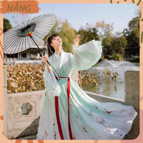 Hán phục chiết eo cổ trang trung quốc kèm ảnh thật ( order )