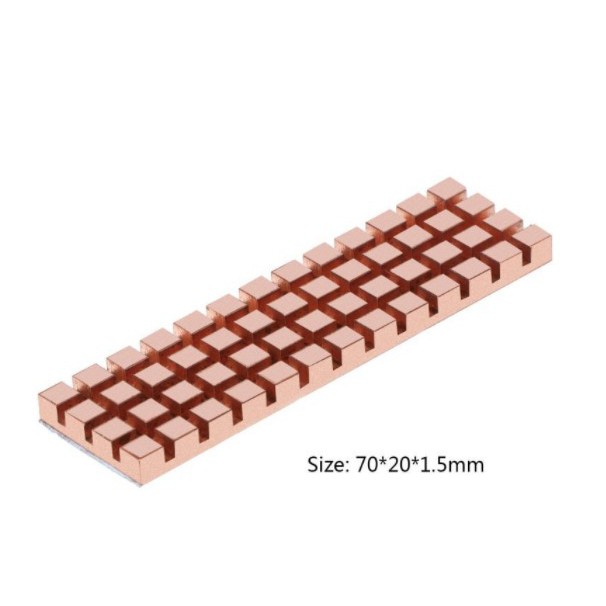 Tản nhiệt NVME M2 2280 bằng đồng