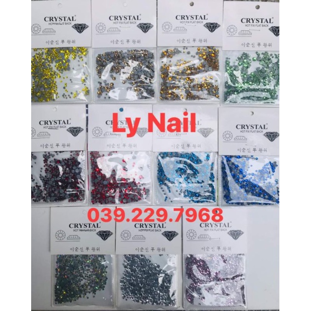Combo 10g Gói đá chân keo mix size đủ màu