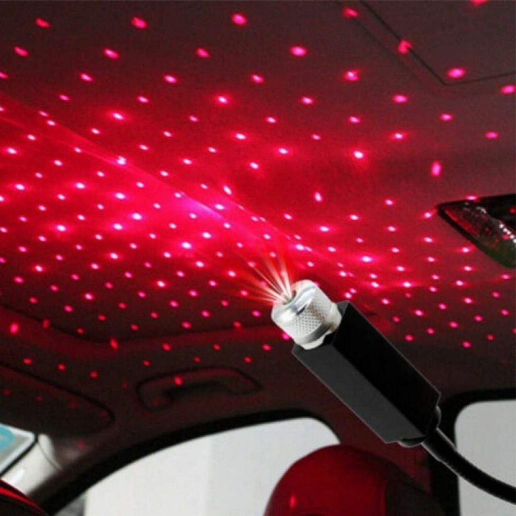 Đèn chiếu rọi Laser trần nhà , xe hơi ... gồm 4 kiểu sáng dùng nguồn USB Siêu hót