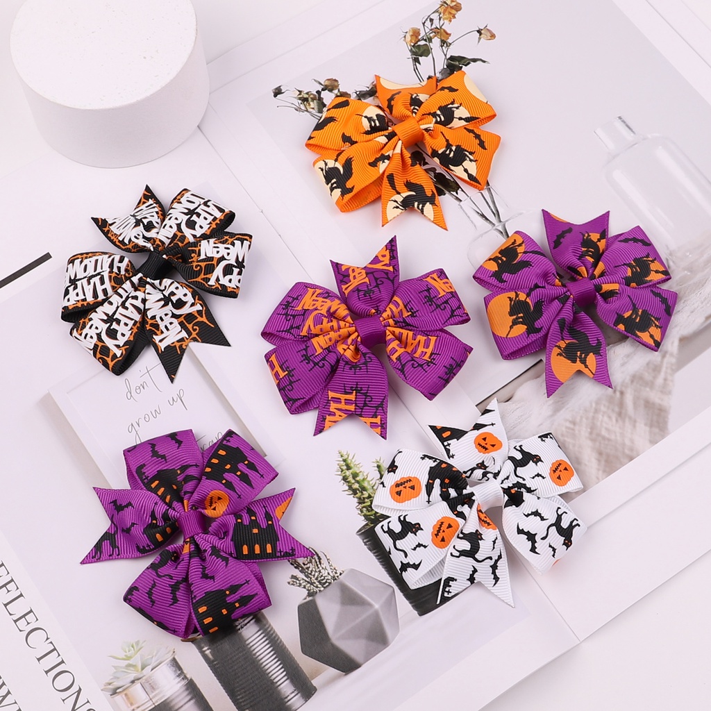 Kẹp tóc KIDSBOWS hoạt tiết hình người tuyết cho bé gái