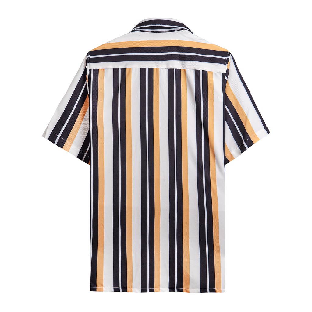 Áo sơ mi nam họa tiết tay ngắn Revere Shirt ZUMAN ASM201 form suông, chất lụa chéo cao cấp, thoáng mát | BigBuy360 - bigbuy360.vn