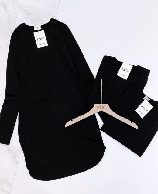 Siêu hót ⚡️⚡️váy body đầm body nữ vạt bầu xỏ ngón dài tay váy thun nữ ôm tôn dáng | BigBuy360 - bigbuy360.vn